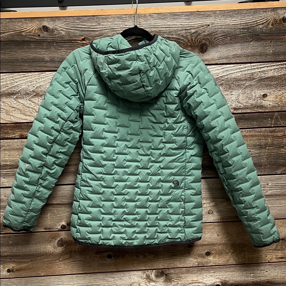 Mountain Hardware Stretch Down Pullover Teal Quil… - image 5